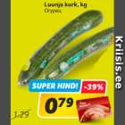 Luunja kurk, kg
