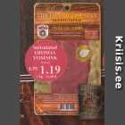 Allahindlus - Suitsutatud Liivimaa veisesink 100 g