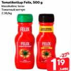 Allahindlus - Tomatiketšup Felix, 500 g