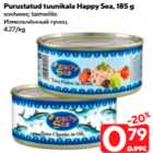 Allahindlus - Purustatud tuunikala Happy Sea, 185 g
