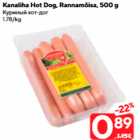 Allahindlus - Kanaliha Hot Dog, Rannamõisa, 500 g
