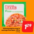 Külmutatudpitsa singi ja
seentega Rimi Basic, 325 g