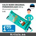 Allahindlus - KALEV NURR ORIGINAAL PIIMAŠOKOLAAD 100 G