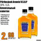 Allahindlus - Piiritusjook Aramis V.S.O.P
30% 0,2L