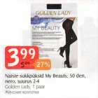 Naiste sukkpüksid My Beauty, 50 den, nero, suurus 2-4