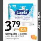 Nualettpaber, 3-kihiline
