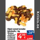 Allahindlus - Küpsid seened tumedas šokolaadis, 1 kg