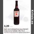 Eesti aromatiseeritud рuuviljavеin Tulipunane Talleke l3% 75 cl