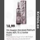 Allahindlus - Viin Russion Standard Platinum Vodka 40% 70 cl, korbis