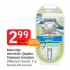 Raseerija
meestele Quattro
Titanium Sensitive