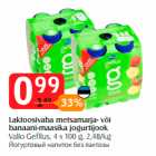 Allahindlus - Laktoosivaba metsamarja- või
banaani-maasika jogurtijook