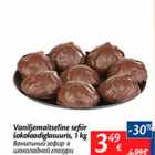 Магазин:Maxima,Скидка:Ванильный зефир в шоколадной глазури