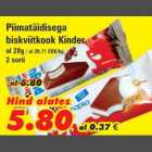 Allahindlus - Piimatäidisega biskviitkook Kinder