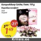 Allahindlus - Kompvekikarp Geisha, Fazer, 150 g