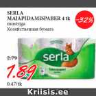 SERLA
MAJAPIDAMISPABER 4 tk