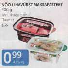 NÕO LIHAVÜRST MAKSAPASTEET 200 G