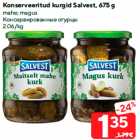 Allahindlus - Konserveeritud kurgid Salvest, 675 g

