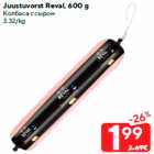 Juustuvorst Reval, 600 g

