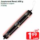 Allahindlus - Juustuvorst Reval, 600 g
