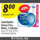 Allahindlus - Tualettpaber Deluxe Pure White, 3-kihiline