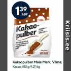 Kakaopulber Meie Mark, Vilma;
 150 g