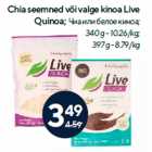 Allahindlus - Chia seemned või valge kinoa Live
Quinoa