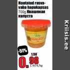 Allahindlus - Hautatud rasvavaba
hapukapsas
700g