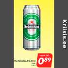 Õlu Heineken, 5%, 50 cl