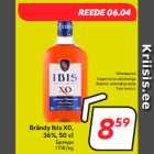 Brändy Ibis X0,
36%, 50 cl