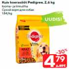 Allahindlus - Kuiv koerasööt Pedigree, 2,6 kg

