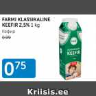Allahindlus - FARMI KLASSIKALINE KEEFIR 2,5%, 1 KG