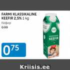 FARMI KLASSIKALINE KEEFIR 2,5%, 1 KG