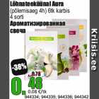 Lõhnateeküünal Aura
