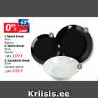 1. Taldrik Diwali
19 cm -0,95; 2. Taldrik Diwali
25 cm - 1,09; 3. Supitaldrik Diwali
20 cm - 0,95