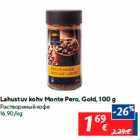 Lahustuv kohv Monte Pero, Gold, 100 g
