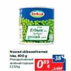 Noored väikesed herned
Iska, 400 g
