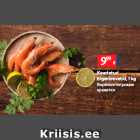Keedetud
tiigerkrevetid, 1 kg
