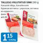 Allahindlus - TALLEGG VIILUTATUD SINK 190 G