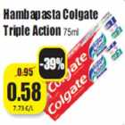 Allahindlus - Hambapasta Colgate
Triple Action75ml