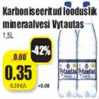 Газированная природная
минеральная вода
