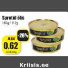 Allahindlus - Sprotid õlis
160g / 112g