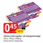 Магазин:Selver,Скидка:Панна-котта с вареньем