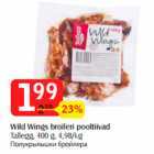 Allahindlus - Wild Wings broileri pooltiivad