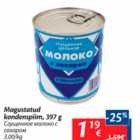 Магазин:Maxima,Скидка:Сгущенное молоко с сахаром