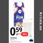 Täispiim
Farmi, 1 L