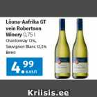 Lõuna-Aafrika GT 
vein Robertson 
Winery 
0,75 l