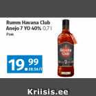 Allahindlus - Rumm Havana Club 
Anejo 7 YO 40% 
0,7 l