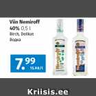 Allahindlus - Viin Nemiroff  
40% 
0,5 l
