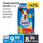 Chappi kuivtoit 
koerale 
9 kg 