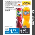 Fanta karboniseeritud 
karastusjook 
2 l